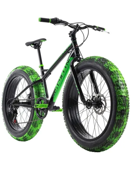 Rower Fatbike Dziecięcy 24 Chłopięcy Grube Opony 6 Biegów Shimano Tarcze
