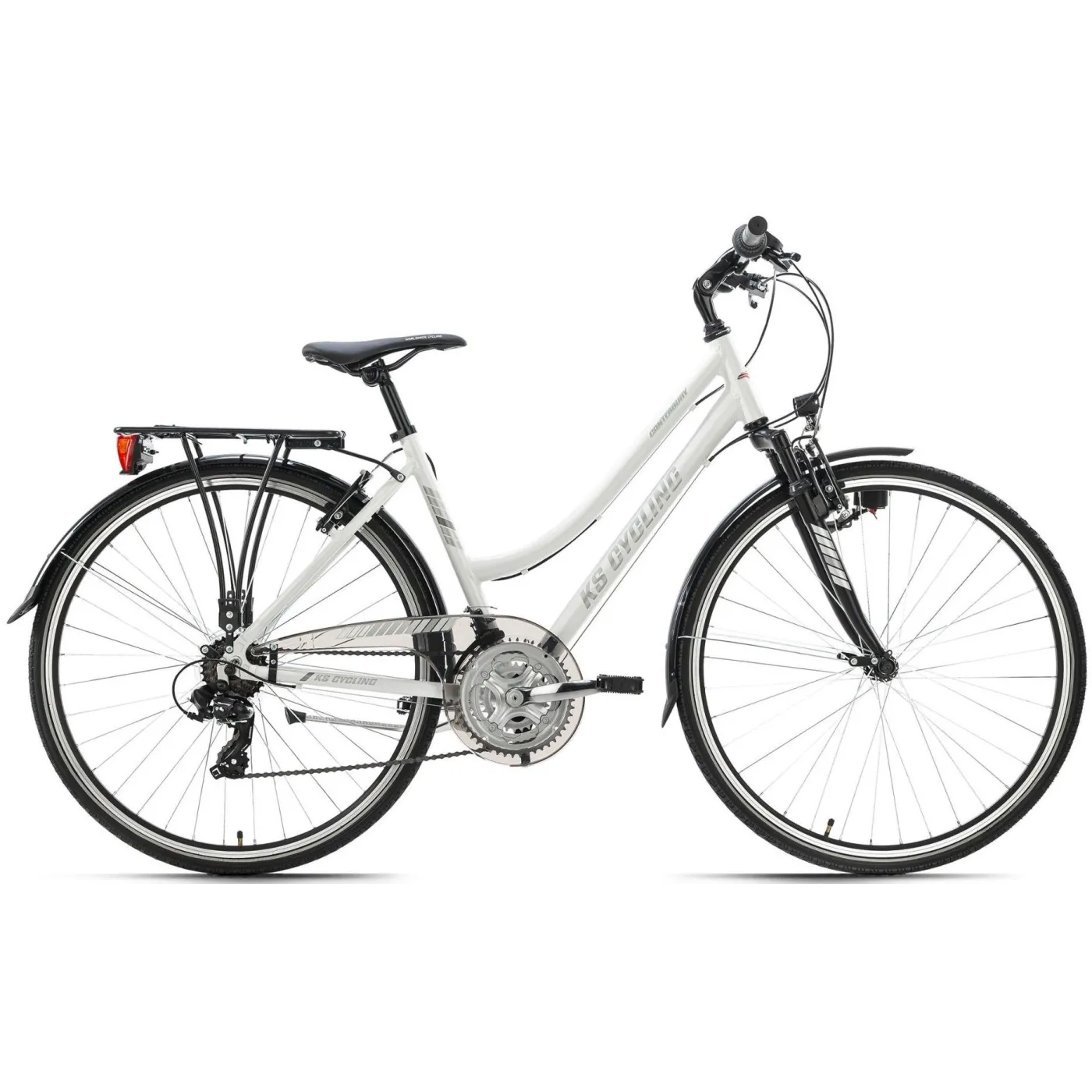 Rower Trekkingowy Damski 28 ALU Revo 21 bieg Błotniki Bagaż Światła Dzwonek