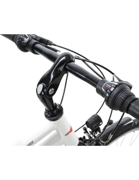 Rower Trekkingowy Damski 28 ALU Revo 21 bieg Błotniki Bagaż Światła Dzwonek