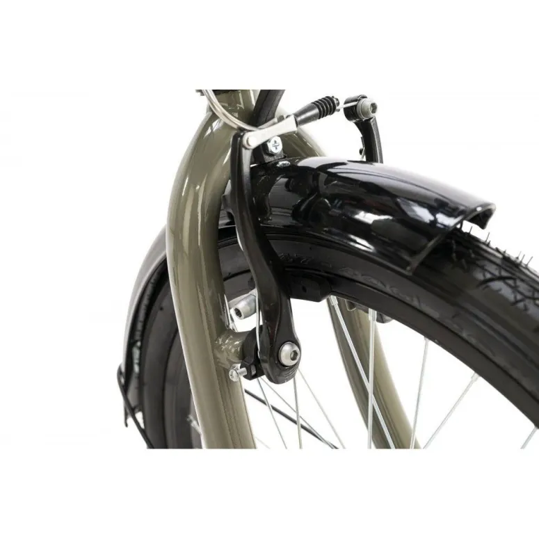 Rower Składany Uniwersalny 20 Miejski Kompaktowy Składak 6 Biegów Stalowy