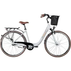 Rower Miejski Damski 28 Koszyk Amortyzacja Nexus 3 ALU Bagażnik Oświetlenie
