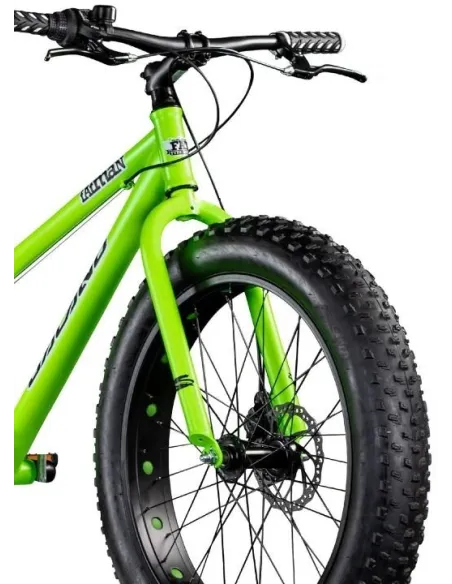 Rower Fatbike Górski Dziecięcy 24 Tarcze Revo 7 bieg Stopka Dzwonek Góral