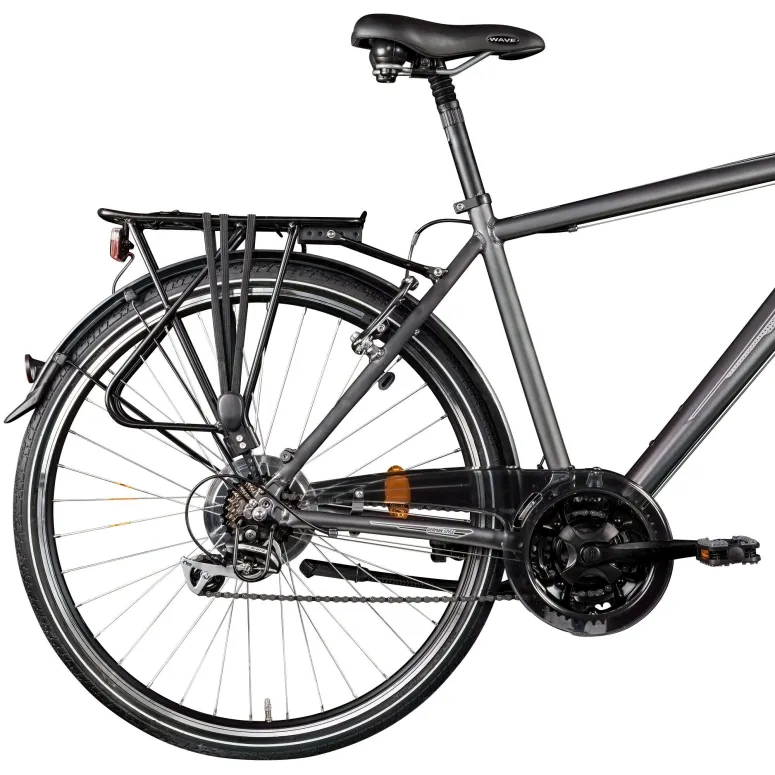 Rower Trekkingowy Męski 28 ALU Revo Błotniki Bagażnik Światła Turystyczny