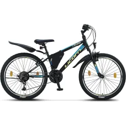 Rower Górski Dziecięcy 24 MTB 21 bieg Revo Błotniki Góral Chłopięcy Dzwonek