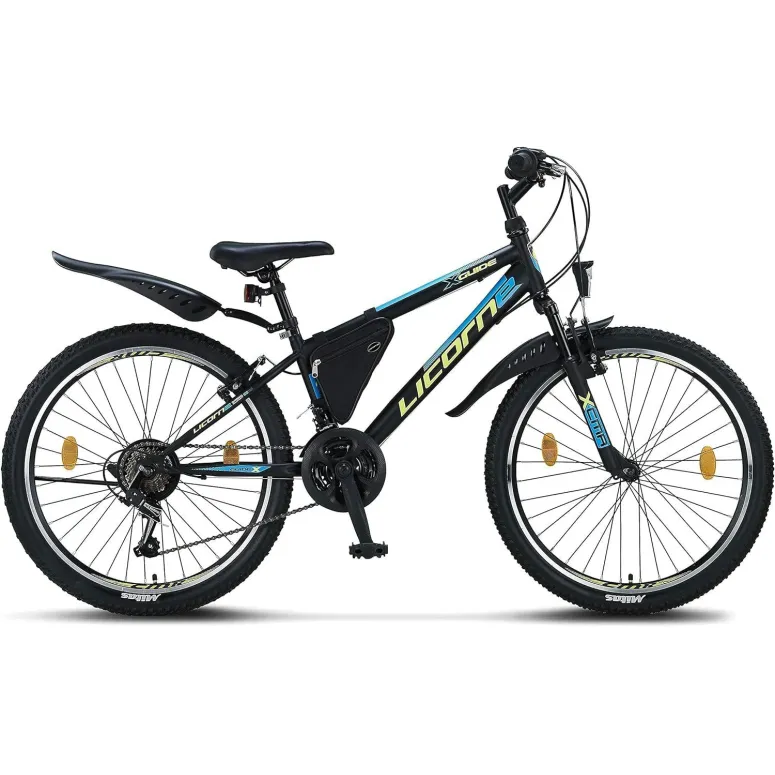 Rower Górski Dziecięcy 24 MTB 21 bieg Revo Błotniki Góral Chłopięcy Dzwonek