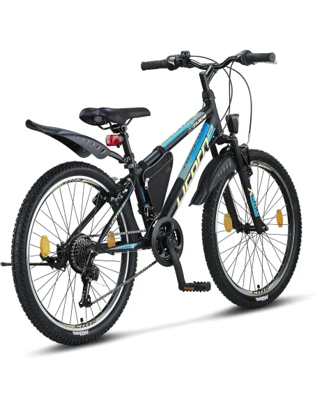 Rower Górski Dziecięcy 24 MTB 21 bieg Revo Błotniki Góral Chłopięcy Dzwonek