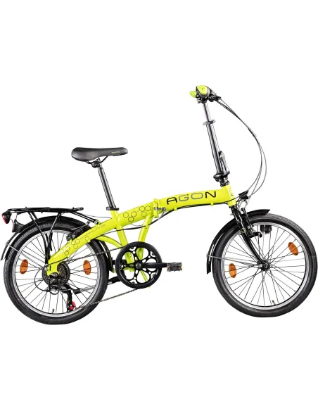 Rower Składany Uniwersalny 20 Revo Składak 6 Biegów Światła Stopka Dzwonek