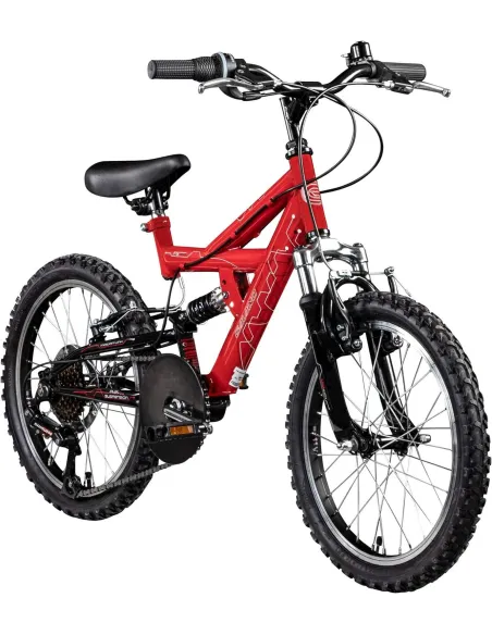 Rower Górski Dziecięcy 18 MTB 6 bieg Dzwonek Góral Stalowy Unisex Odblaski