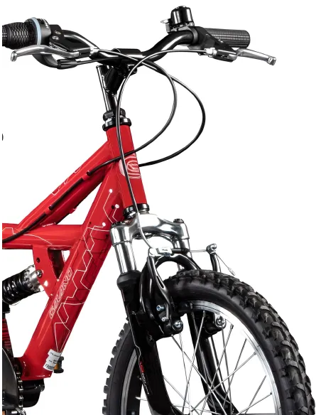 Rower Górski Dziecięcy 18 MTB 6 bieg Dzwonek Góral Stalowy Unisex Odblaski