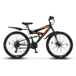 Rower Górski Uniwersalny 26 Full Amory MTB 21 Biegów Cyngle Dzwonek Stopka