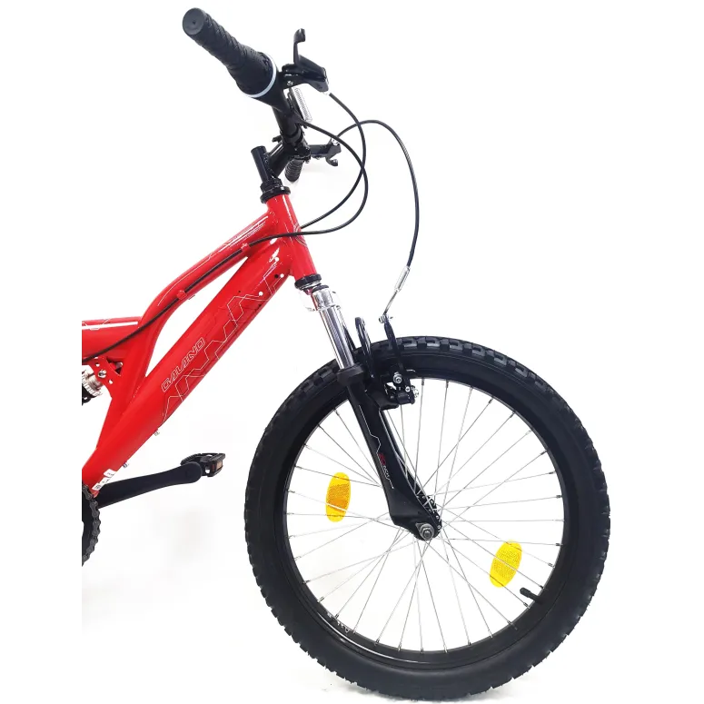Rower Górski Dziecięcy 20 MTB 6 bieg Dzwonek Góral Unisex Stalowy Odblaski