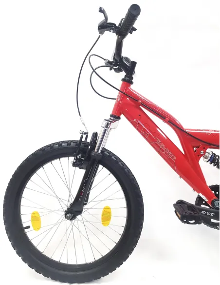 Rower Górski Dziecięcy 20 MTB 6 bieg Dzwonek Góral Unisex Stalowy Odblaski