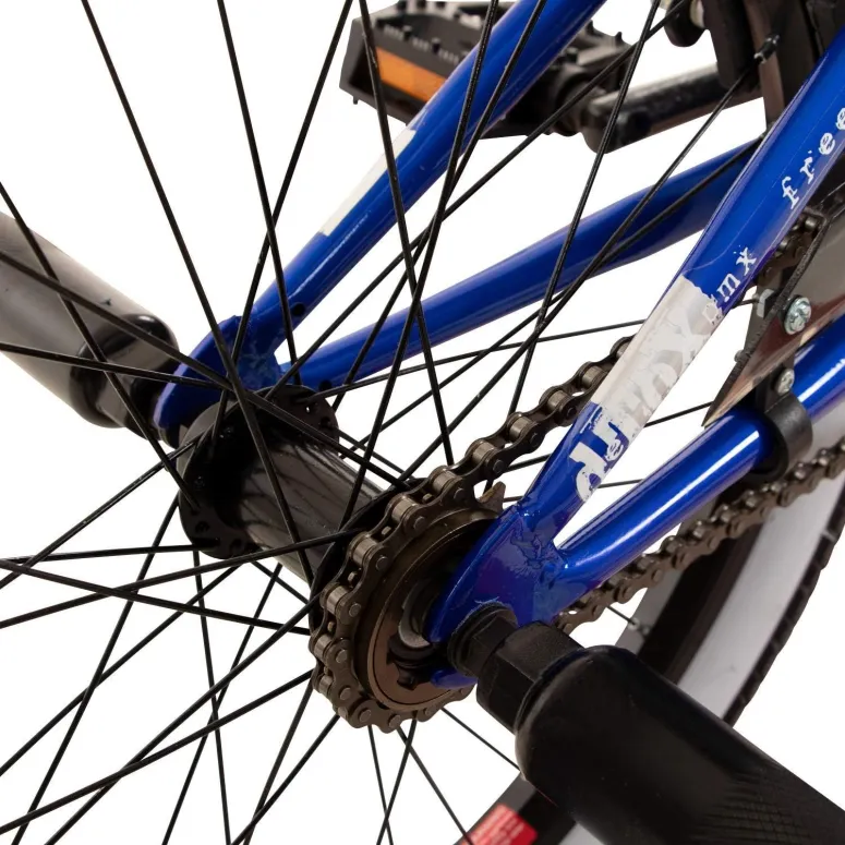 Rower BMX Uniwersalny 20 Młodzieżowy Pegi Odblaski Dzwonek Wyczynowy Osłona