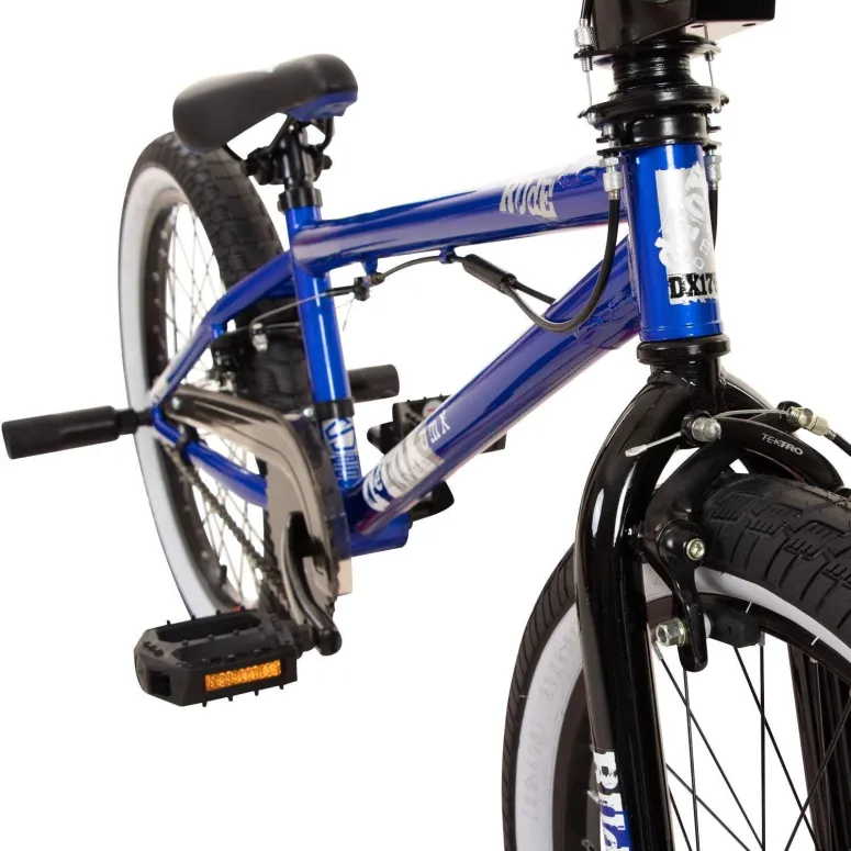 Rower BMX Uniwersalny 20 Młodzieżowy Pegi Odblaski Dzwonek Wyczynowy Osłona