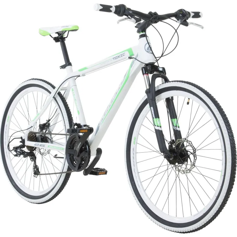 Rower Górski Uniwersalny 26 MTB ALU Młodzieżowy Tarcze 21 bieg Revo Dzwonek