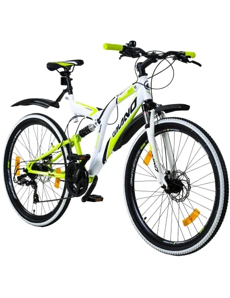 Rower Górski Uniwersalny 26 Młodzieżowy 21 Biegów Cyngle Tarcze Dzwonek