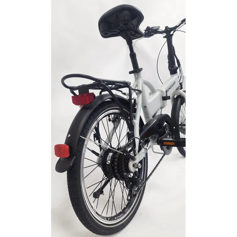 Elektryczny Rower Składany 20 Wspomaganie Składak 250 W 5 Trybów Światła