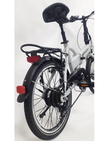 Elektryczny Rower Składany 20 Wspomaganie Składak 250 W 5 Trybów Światła