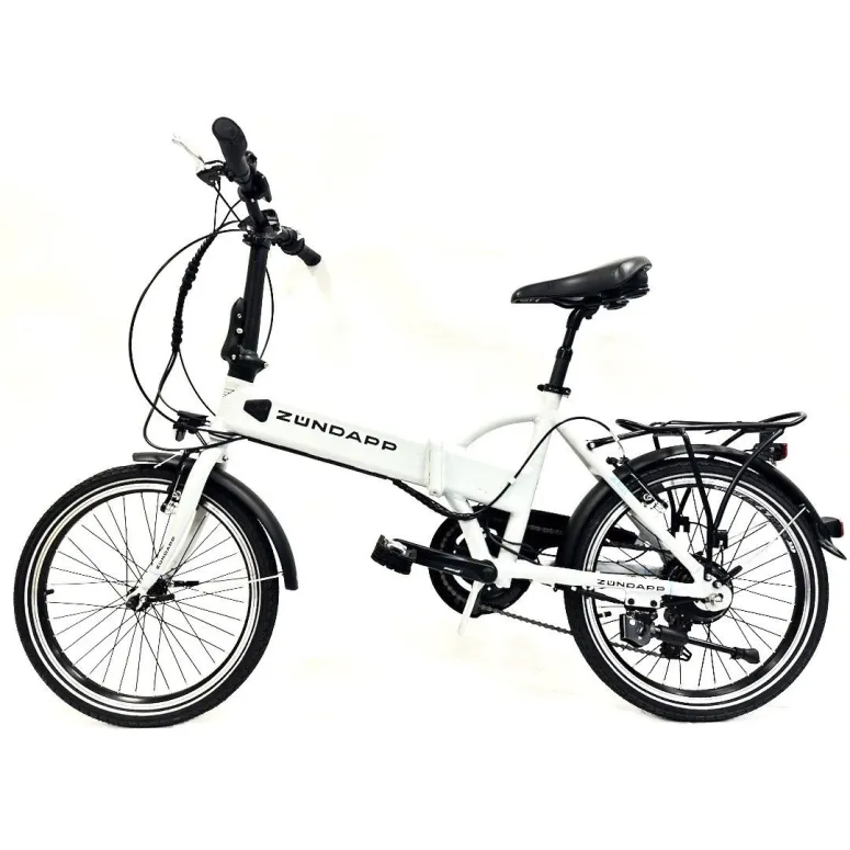 Elektryczny Rower Składany 20 Wspomaganie Składak 250 W 5 Trybów Światła