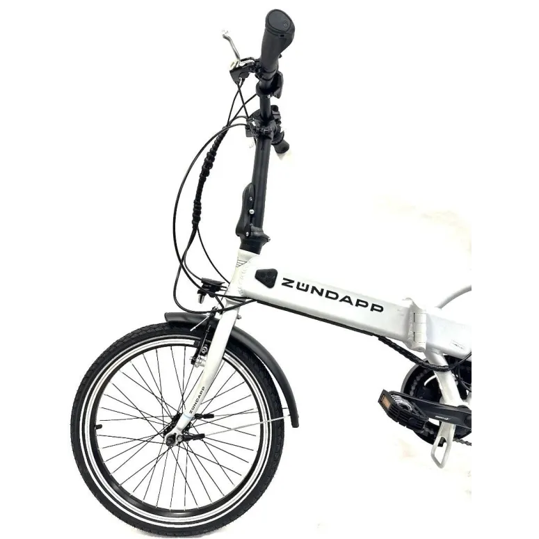 Elektryczny Rower Składany 20 Wspomaganie Składak 250 W 5 Trybów Światła