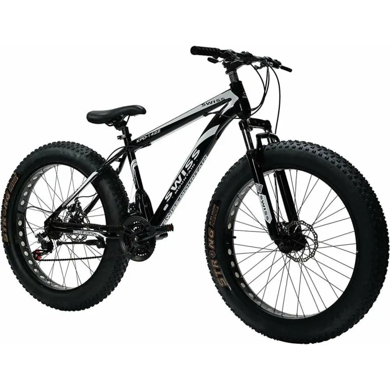 Rower Fatbike Górski Uniwersalny 26 Tarcze MTB Młodzieżowy Cyngle 24 Biegi