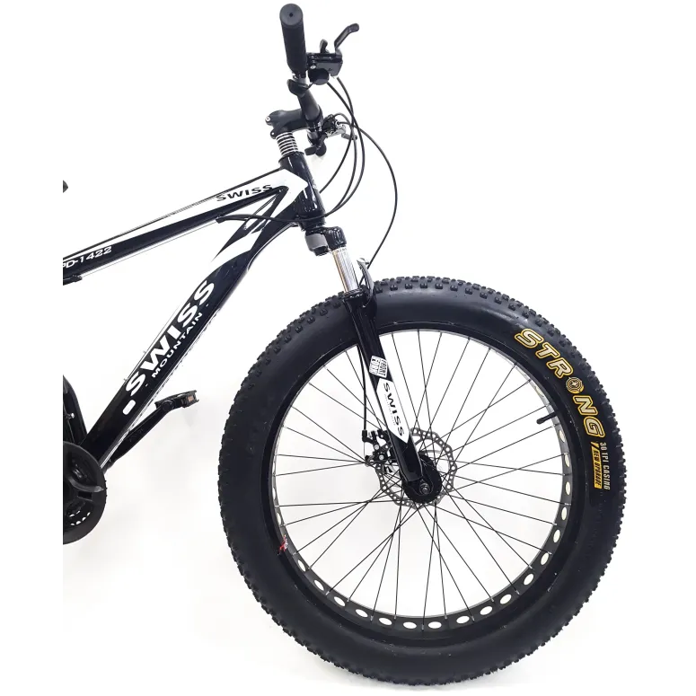Rower Fatbike Górski Uniwersalny 26 Tarcze MTB Młodzieżowy Cyngle 24 Biegi