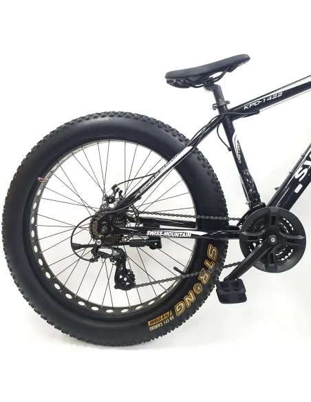 Rower Fatbike Górski Uniwersalny 26 Tarcze MTB Młodzieżowy Cyngle 24 Biegi