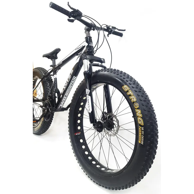 Rower Fatbike Górski Uniwersalny 26 Tarcze MTB Młodzieżowy Cyngle 24 Biegi