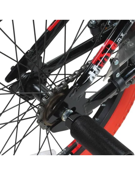 Rower BMX Dziecięcy 18 Stalowy Pegi Dzwonek Wyczynowy Uniwersalny V-brake