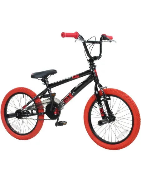 Rower BMX Dziecięcy 18 Stalowy Pegi Dzwonek Wyczynowy Uniwersalny V-brake