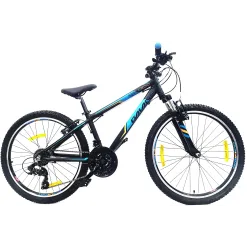 Rower Górski Dziecięcy 24 Dla Chłopca Dziewczynki Aluminiowy Odblaski Góral