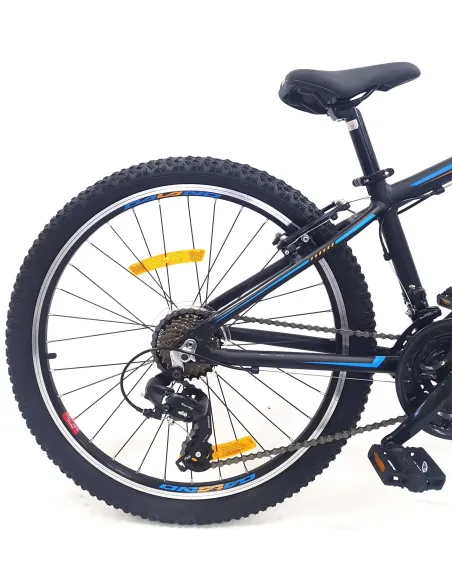 Rower Górski Dziecięcy 24 MTB Unisex Cyngle 21 Biegów ALU Odblaski Góral