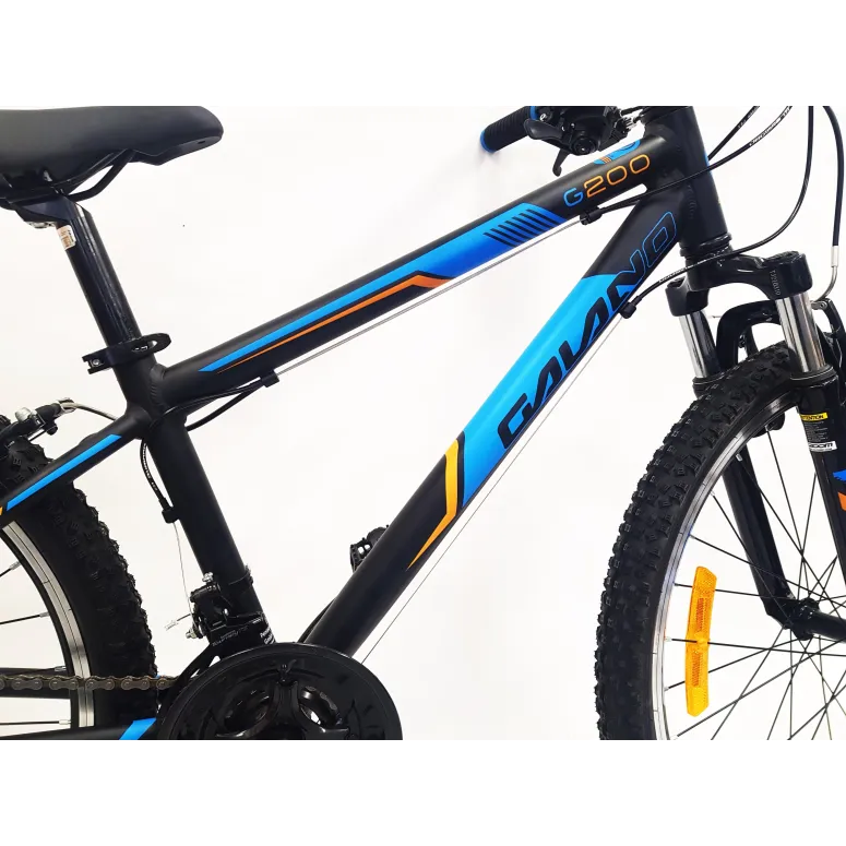 Rower Górski Dziecięcy 24 MTB Unisex Cyngle 21 Biegów ALU Odblaski Góral