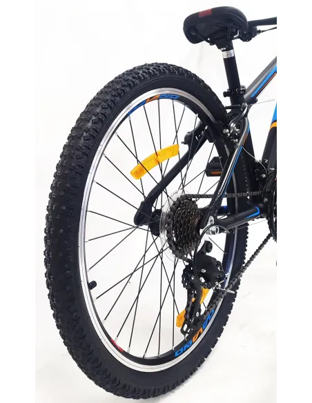 Rower Górski Dziecięcy 24 MTB Unisex Cyngle 21 Biegów ALU Odblaski Góral