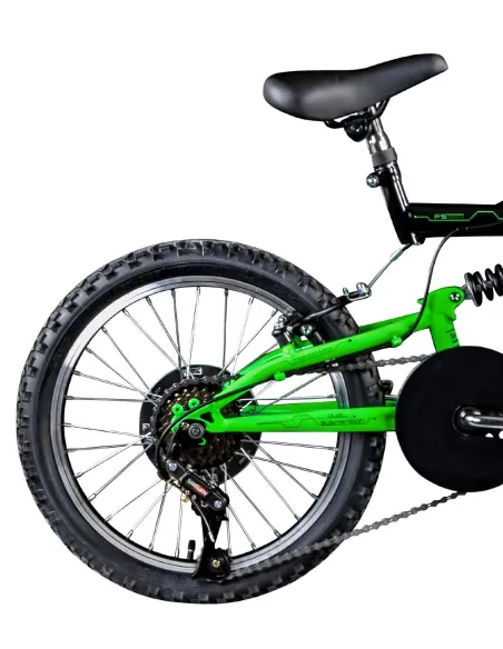 Rower Górski Dziecięcy 18 MTB Odblaski Dzwonek 6 bieg Góral Stalowy Unisex