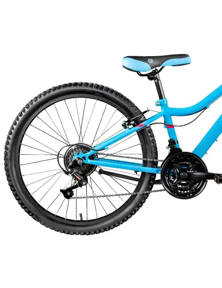 Rower Górski Dziecięcy 24 MTB Stalowy 21 Biegów Dzwonek Stopka Góral Amory