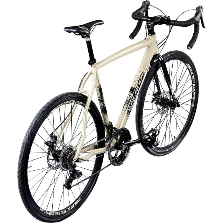 Rower Szosowy Uniwersalny 28 ALU Tarcze 14 Biegów Dzwonek Unisex Wyścigowy