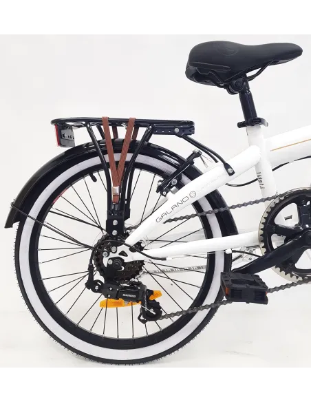 Rower Składany Uniwersalny 20 Stalowy 6 bieg Bagaż Składak Dzwonek Błotniki