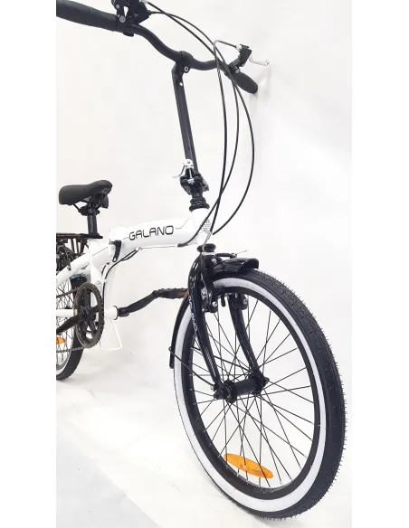 Rower Składany Uniwersalny 20 Stalowy 6 bieg Bagaż Składak Dzwonek Błotniki