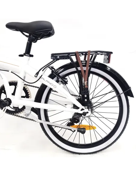 Rower Składany Uniwersalny 20 Stalowy 6 bieg Bagaż Składak Dzwonek Błotniki