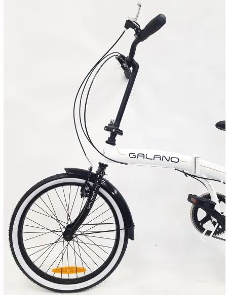 Rower Składany Uniwersalny 20 Stalowy 6 bieg Bagaż Składak Dzwonek Błotniki