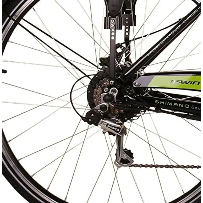 Elektryczny Rower Trekkingowy 28 Tarczowe 7 biegów 3 tryby 250W Bagażnik