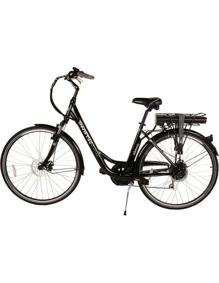 Elektryczny Rower Trekkingowy 28 Tarczowe 7 biegów 3 tryby 250W Bagażnik