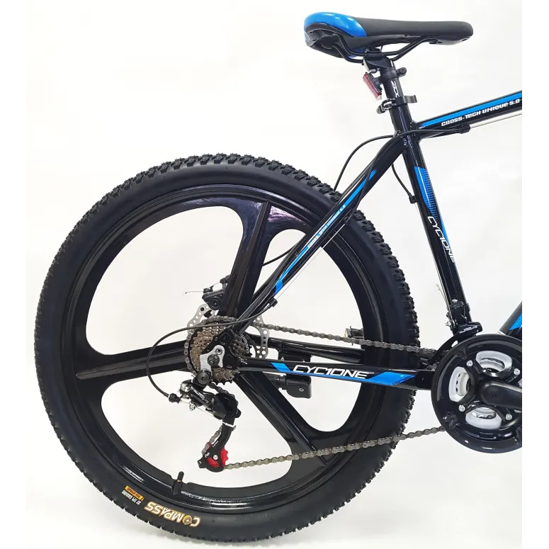 Rower Górski Uniwersalny 26 Młodzieżowy ALU Tarcze Cyngle 21 Biegów Dzwonek