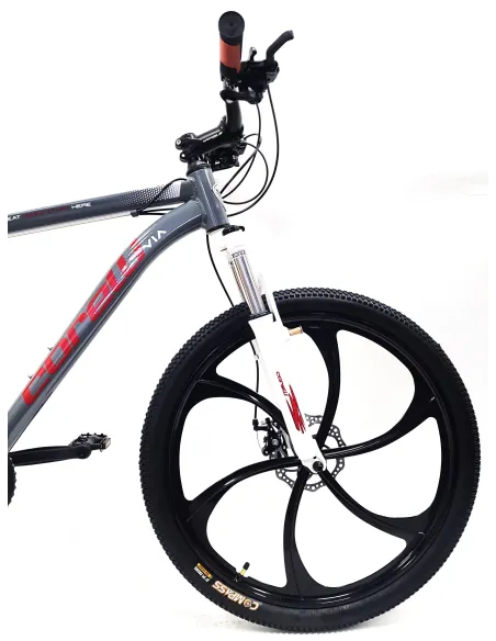 Rower Górski Uniwersalny 26 Młodzieżowy ALU Tarcze Cyngle 21 Biegów Dzwonek