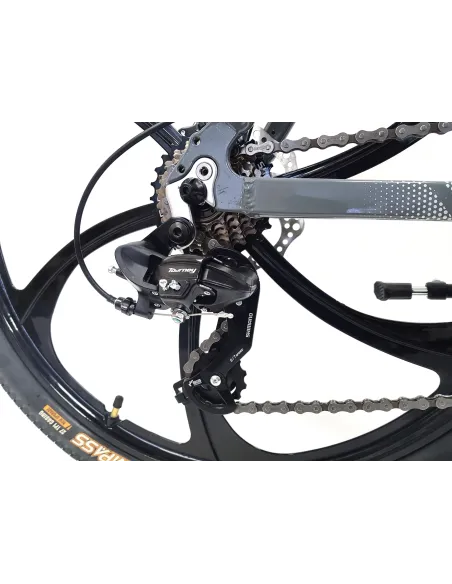 Rower Górski Uniwersalny 26 Młodzieżowy ALU Tarcze Cyngle 21 Biegów Dzwonek