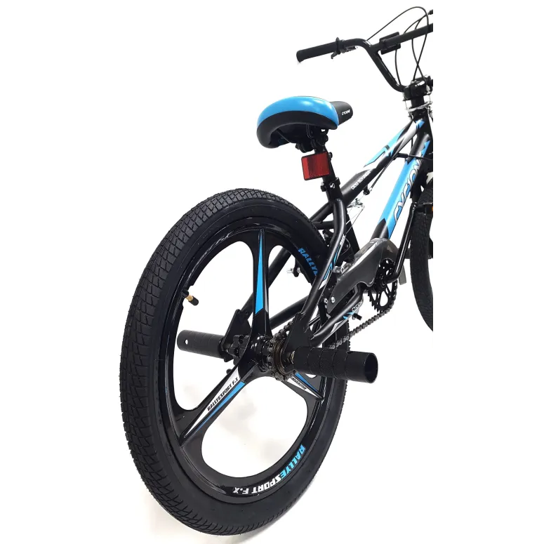 Rower BMX Uniwersalny 20 Dzwonek Pegi Rotor 360 Stopka Stalowy Młodzieżowy