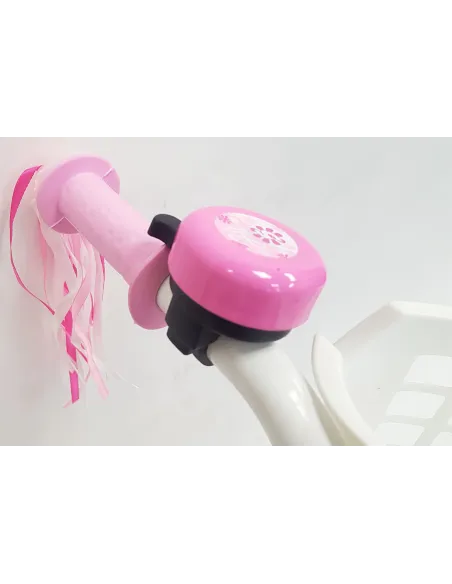 Rowerek Dziecięcy Dziewczęcy 14 Bagażnik Dzwonek Koszyczek Boczne Kółka