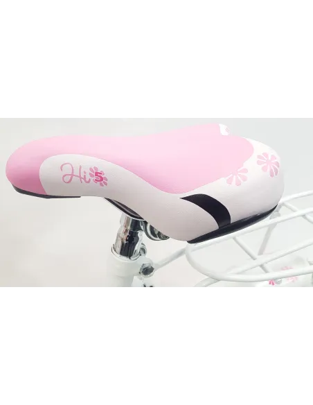 Rowerek Dziecięcy Dziewczęcy 14 Bagażnik Dzwonek Koszyczek Boczne Kółka