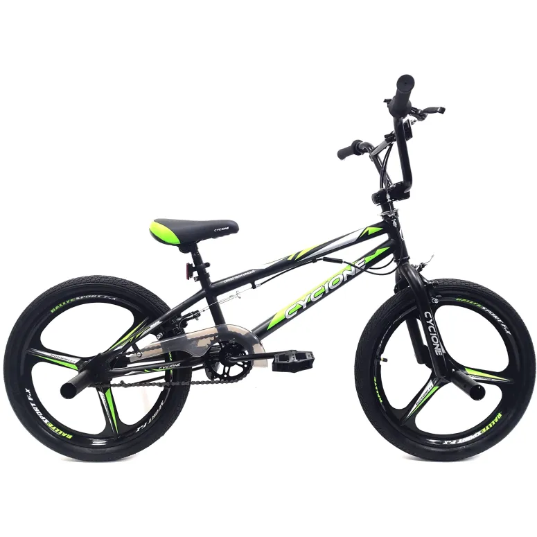 Rower BMX Uniwersalny 20 Wyczynowy Stalowy Pegi Rotor 360 Dzwonek Odblaski